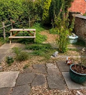 Garden Clearance & Patio Restoration — before